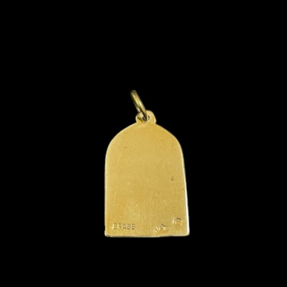 Rare JEEP COLLINS Retired The Steeple Church Pendant, Charm Solid Brass - Picture 10 of 10